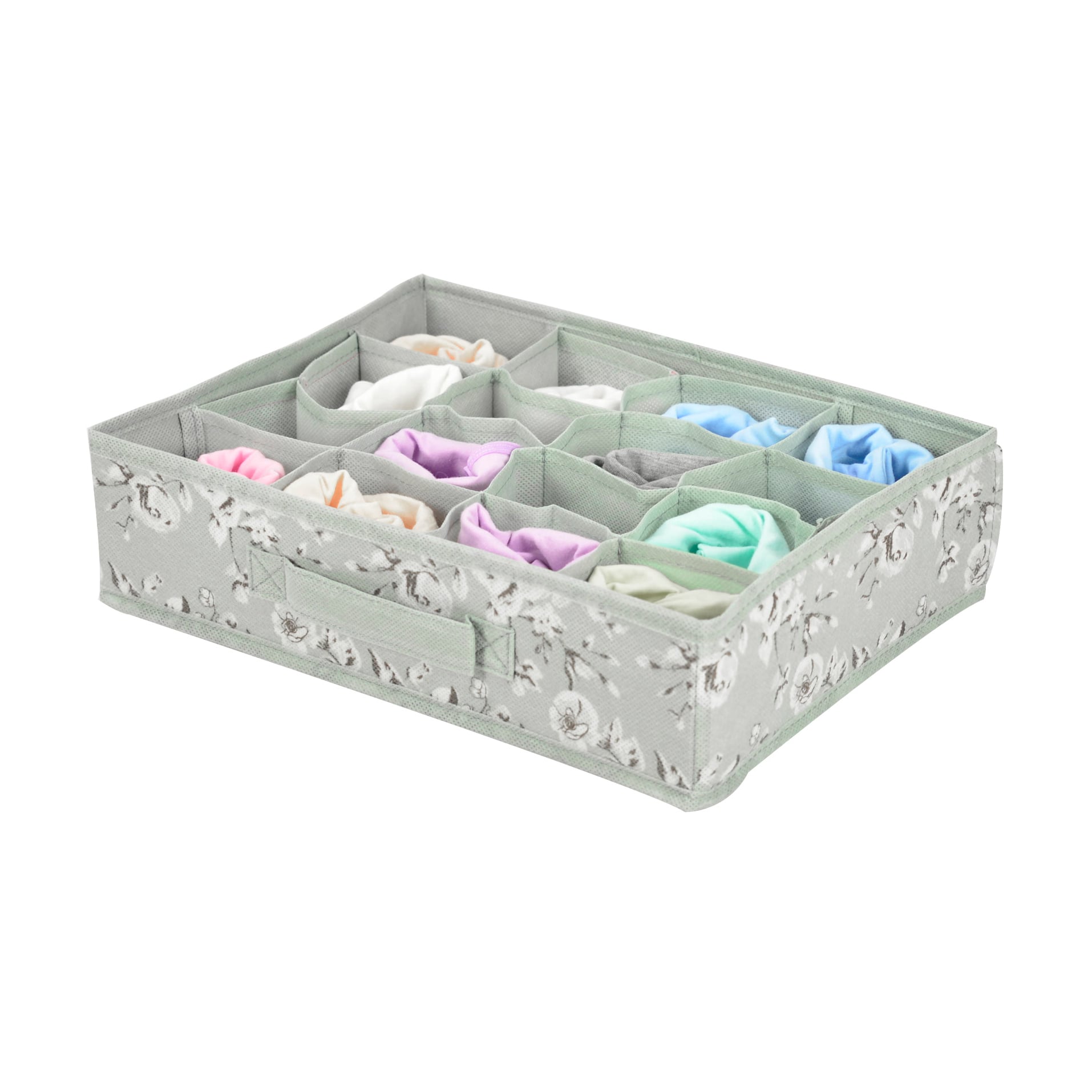 Короб складаний з відділеннями Handy Home Прованс, сірий, 35*27*9 см (ESH24)